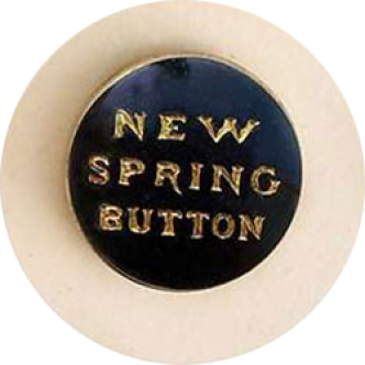 Engraved spring button/ press-stud
