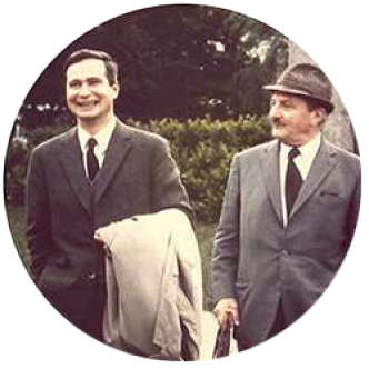 Photo d’Alain et Albert-Victor Raymond