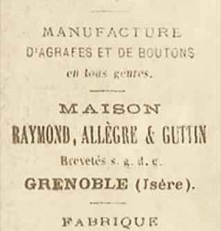 Founding act of the Maison RAYMOND, ALLEGRE & GUTTIN