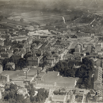 Aerial photo of ARaymond's buildings in Grenoble