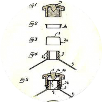 Detailed drawing of the hermetic cap parts
